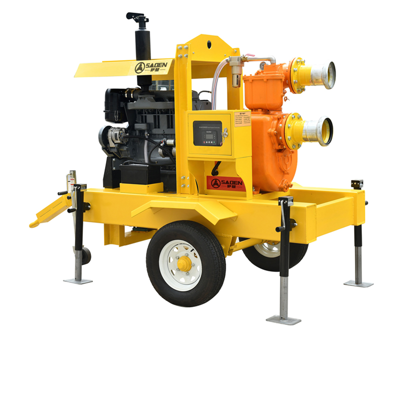 16寸移動防汛污水泵車